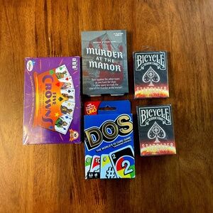 Set of 5 card games
